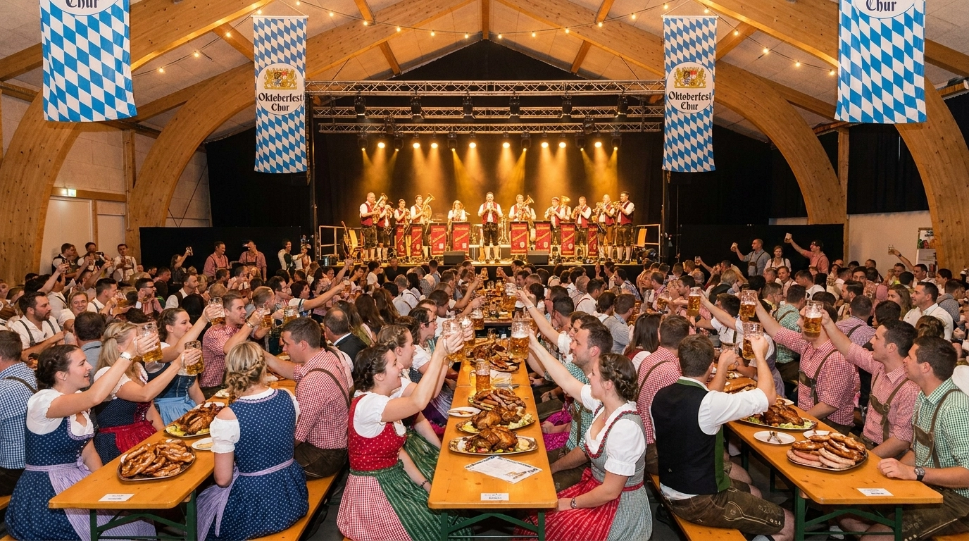 Calanda Oktoberfest Chur 2026 – Bayerisches Fest in der Alpenstadt