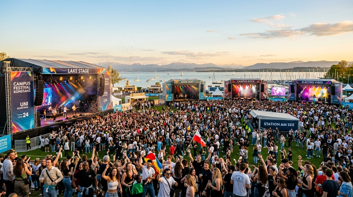 Campus Festival Konstanz 2027 – Pop, Indie & Hip-Hop am Bodensee