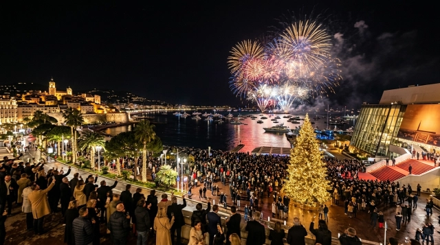 Silvester in Cannes 2026/2027 – Feuerwerk, Programm & Feiern