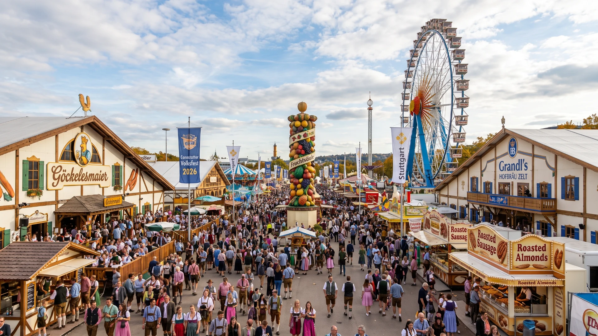 Cannstatter Volksfest 2026 – Programm, Tipps & Infos zum Stuttgarter Wasen