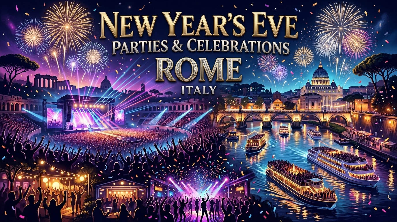 Capodanno a Roma 2026/2027 – Circo Massimo, Clubs und Partys