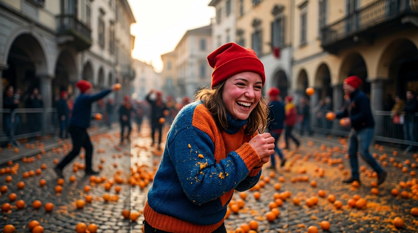 Carnevale di Ivrea 2027 – Die legendäre Orangenschlacht in Italien