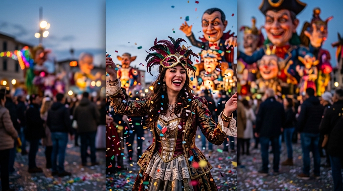 Carnevale di Viareggio 2027 – Riesenfiguren & Karneval in Viareggio