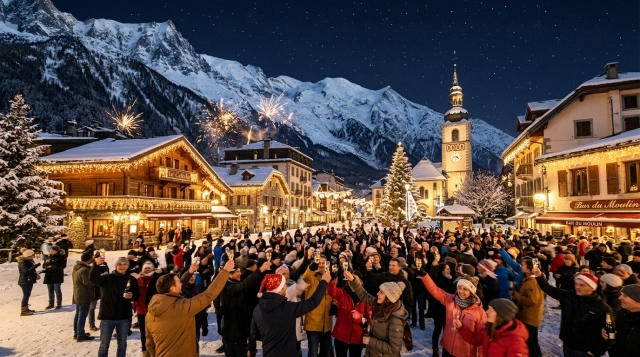 Silvester in Chamonix 2026/2027 – Feiern, Ski und Mont-Blanc