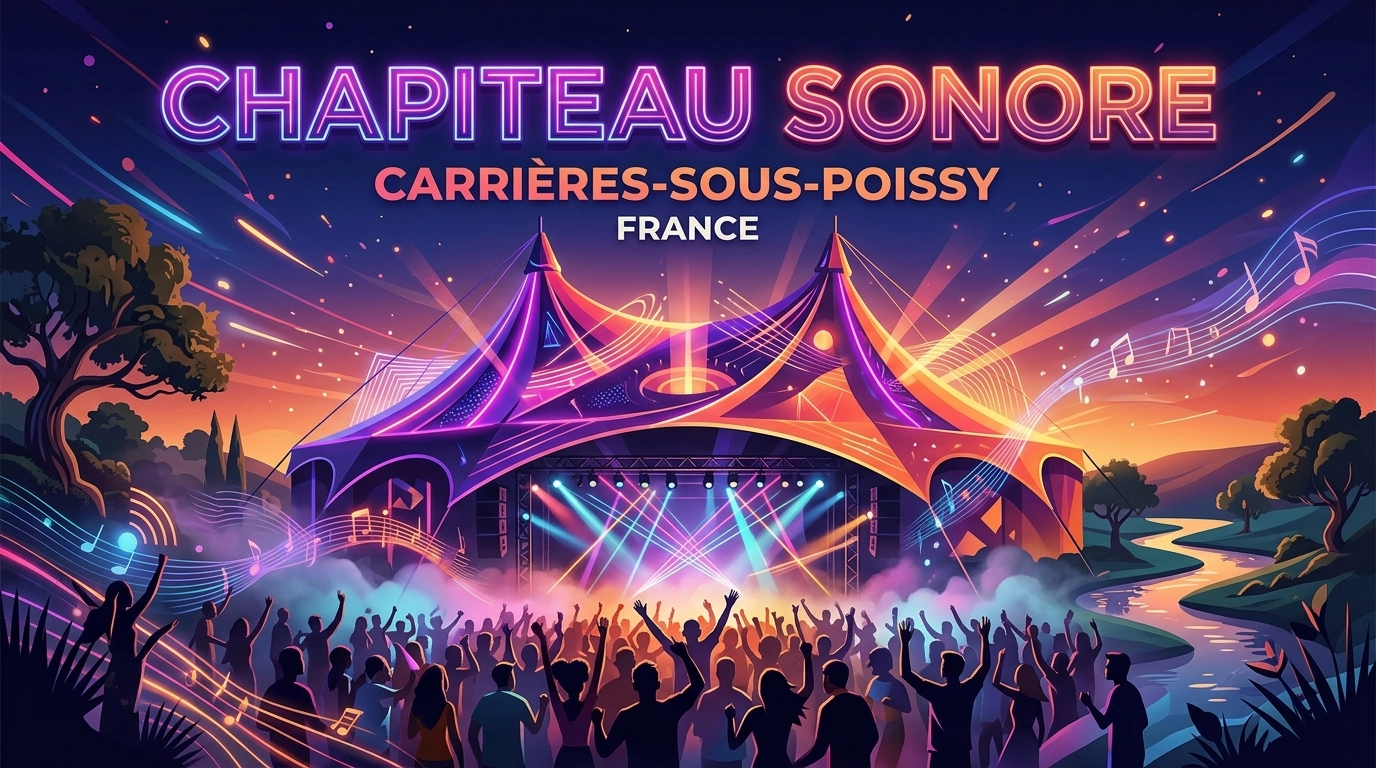Chapiteau Sonore 2026 in Carrières-sous-Poissy (Frankreich) – Open-Air Festival mit Konzerten & DJ
