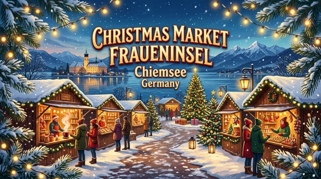 Christkindlmarkt Fraueninsel 2026 – Romantischer Weihnachtsmarkt auf der Insel im Chiemsee