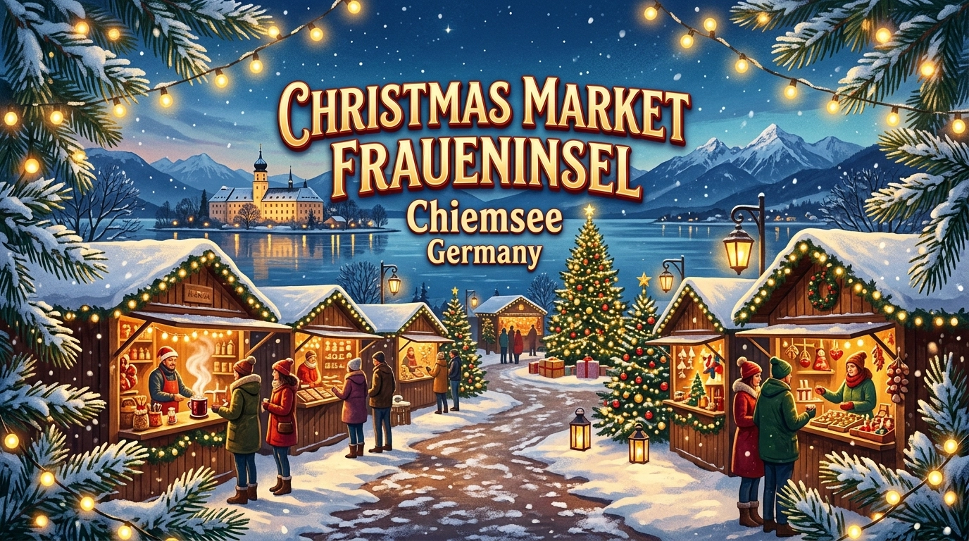 Christkindlmarkt Fraueninsel 2026 – Romantischer Weihnachtsmarkt auf der Insel im Chiemsee