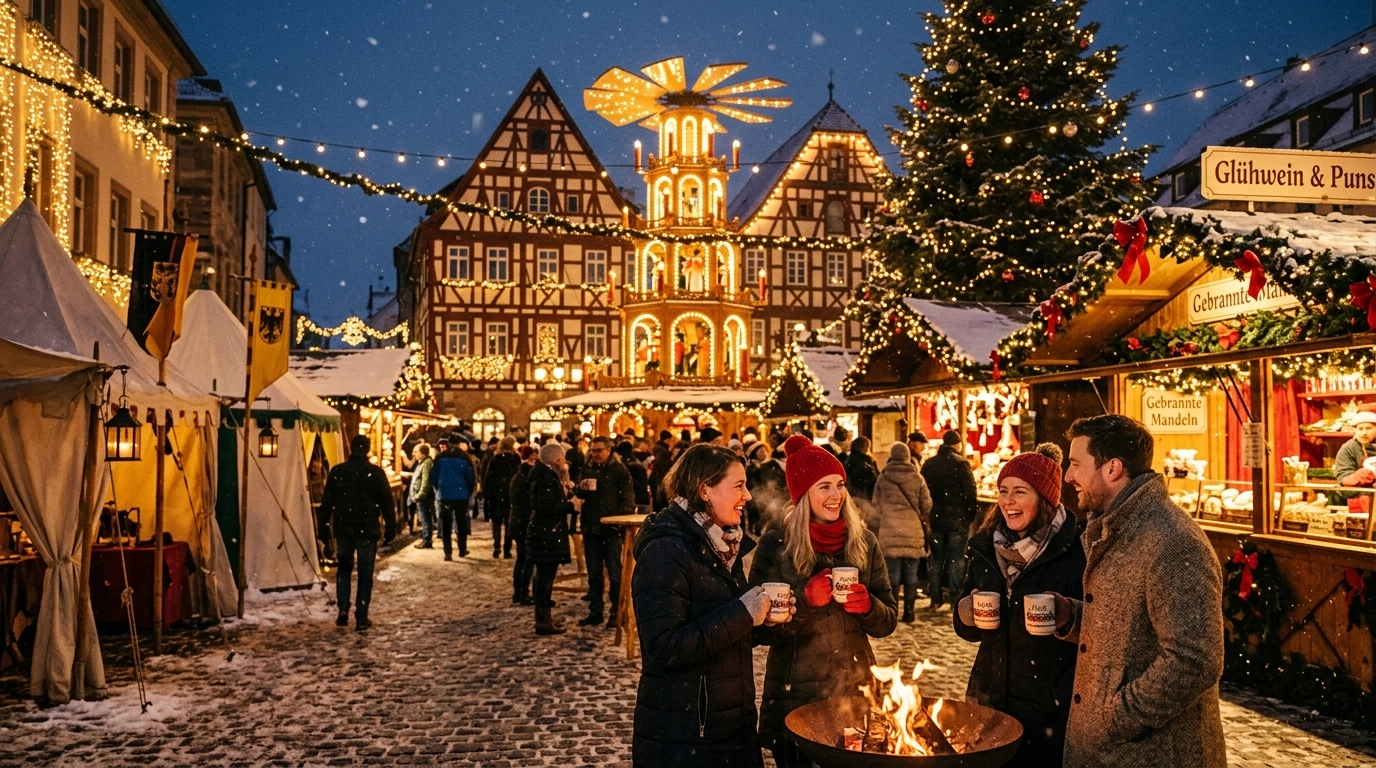 Weihnachtsmärkte in Fürth 2026 – Fürther Weihnachtsmarkt, Mittelaltermarkt & Altstadtweihnacht