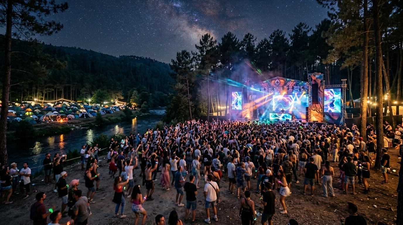 Chronosphere Festival 2027: Elektronische Musik und Kunst in Góis