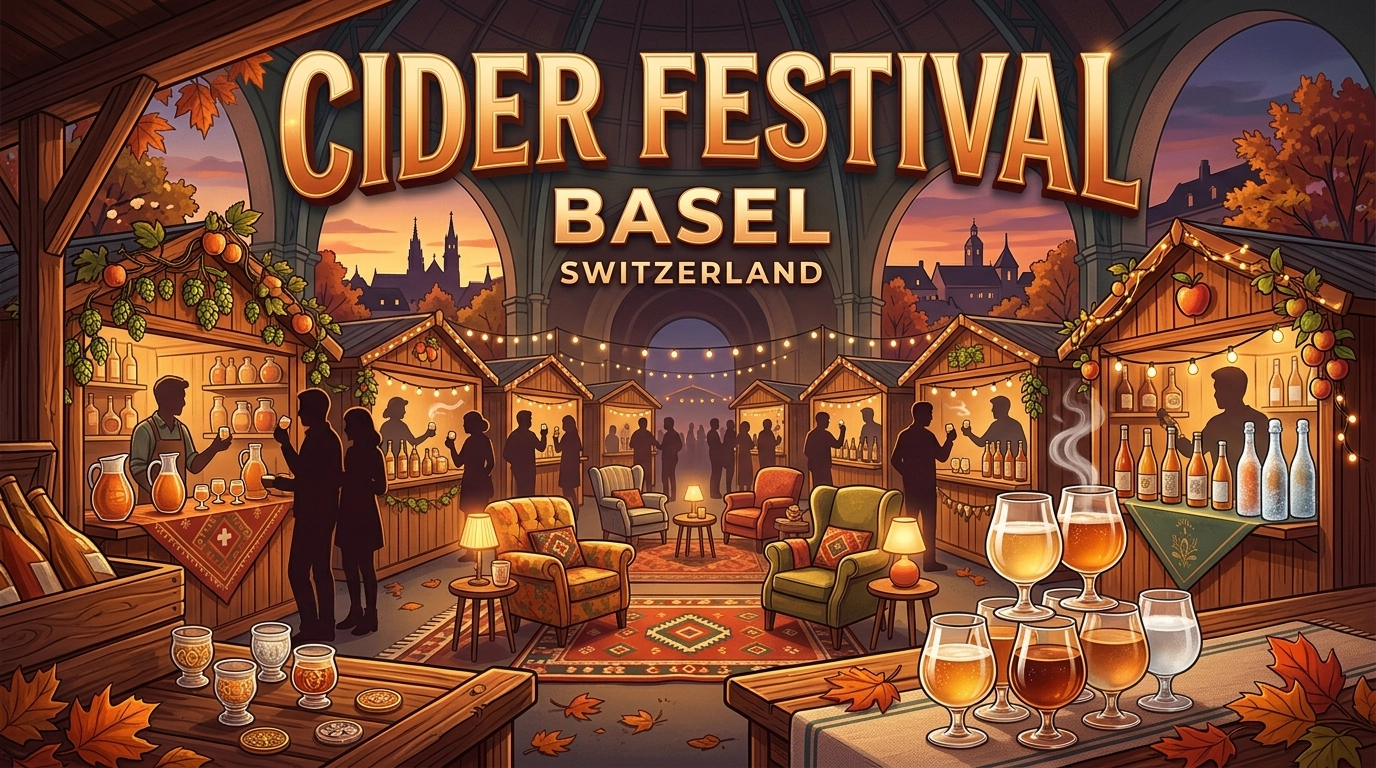 Cider Festival Basel 2026: Schweizer Apfelweinvielfalt in der Markthalle