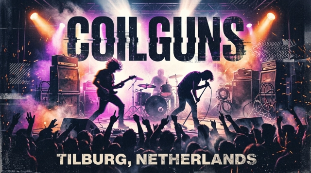 Coilguns 2026 – Noise-Rock-Konzert im Little Devil, Tilburg