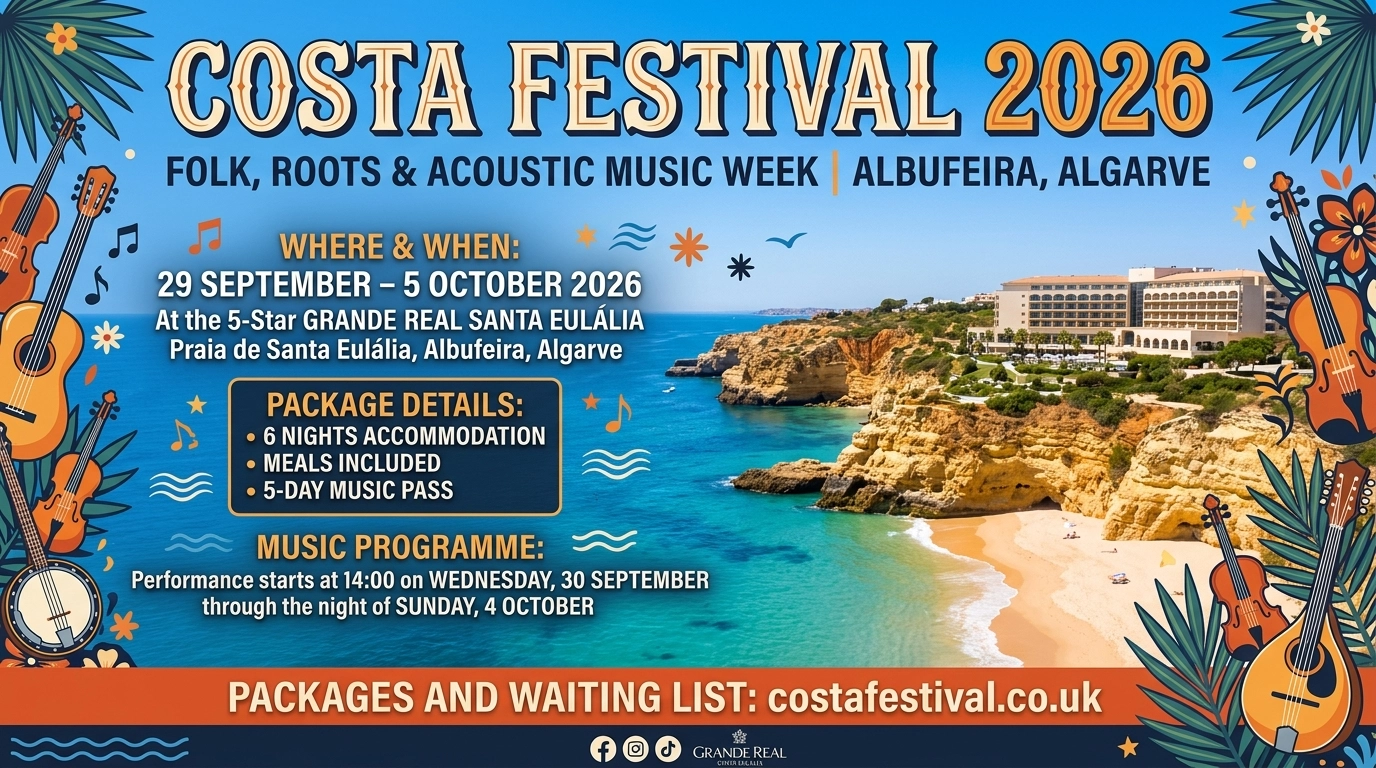 Costa Festival 2026 – Folk-Musikwoche in Albufeira, Algarve