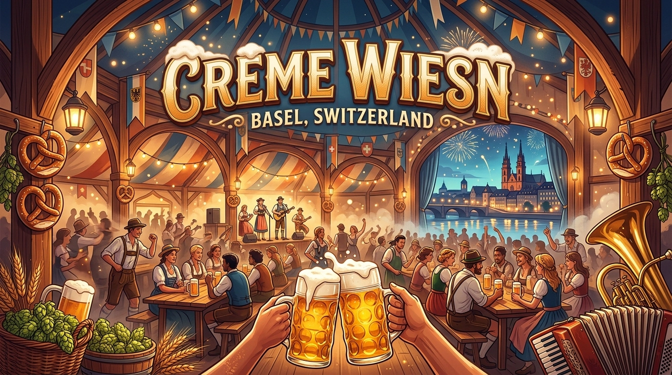 Creme Wiesn 2026: Oktoberfest Party in Basel
