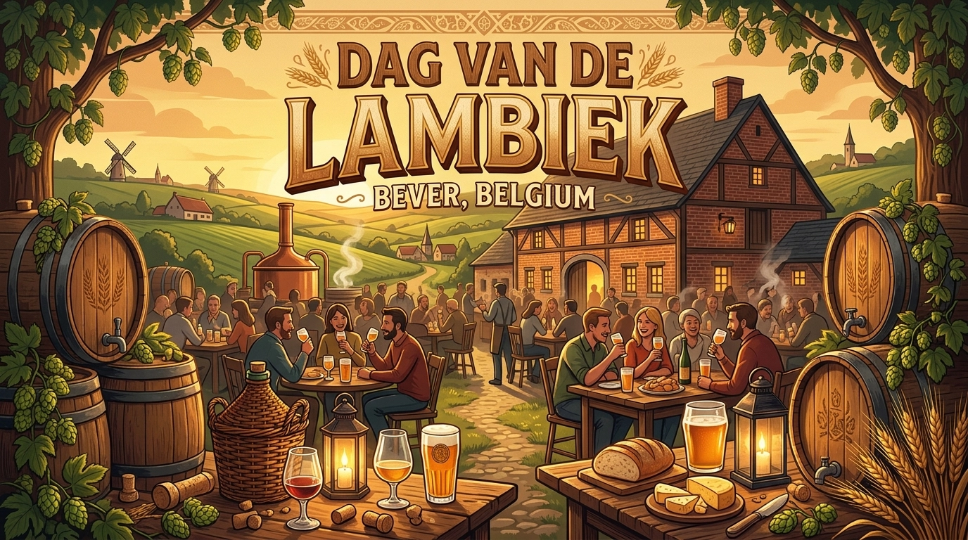 Dag van de Lambiek 2026 in Bever (Belgien) – Lambik- & Geuze-Festival