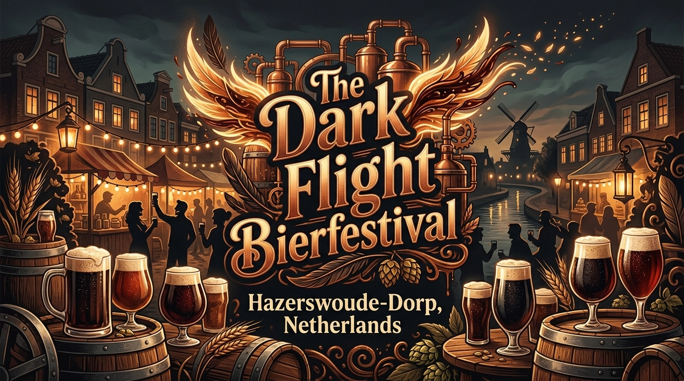 The Dark Flight Bierfestival 2026 in Hazerswoude-Dorp (Niederlande) – Dunkle Biere & Specials