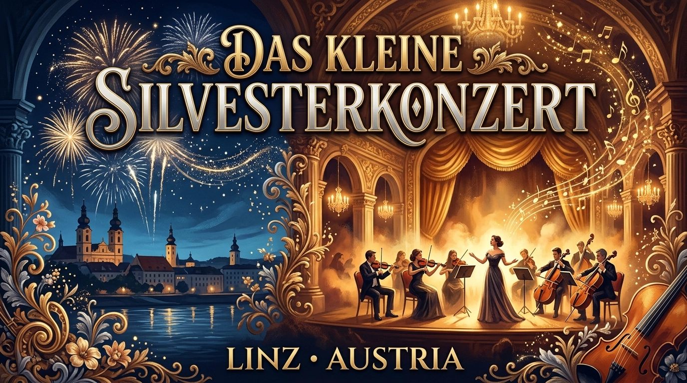 Das kleine Silvesterkonzert 2026–2027 – Falkinger & Ensemble Castor in Linz
