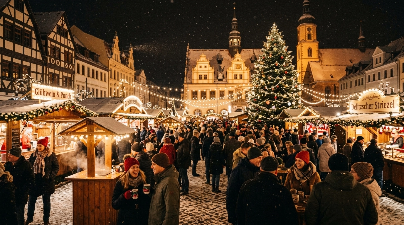 Delitzscher Adventsmarkt 2026 – Programm, Öffnungszeiten & Highlights