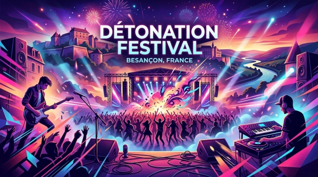Détonation Festival Besançon 2027 – Indie Rock Electro an der Rodia