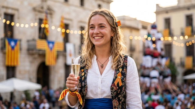 Diada del Roser 2026: Castellers und Cava Tradition in Vilafranca del Penedès