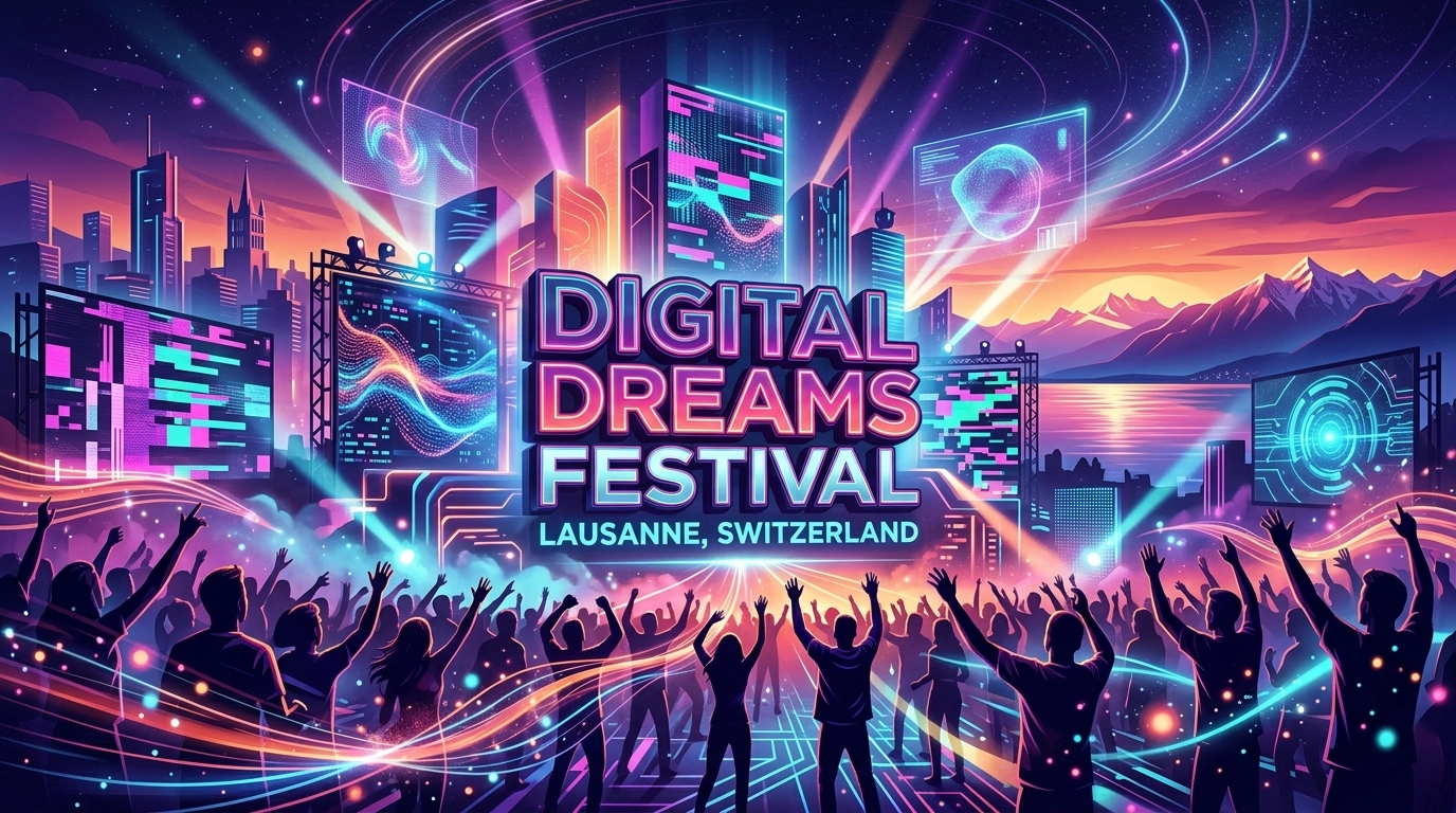 Digital Dreams Festival Lausanne (Schweiz) 2027: Digitalkultur, New Media & Immersive Kunst