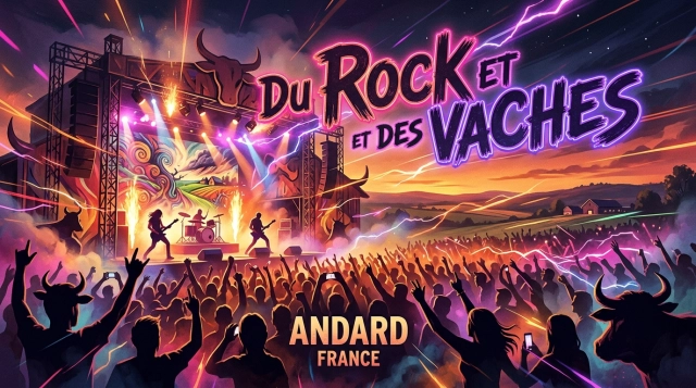 Du Rock et des Vaches 2026: Rockfestival in Andard