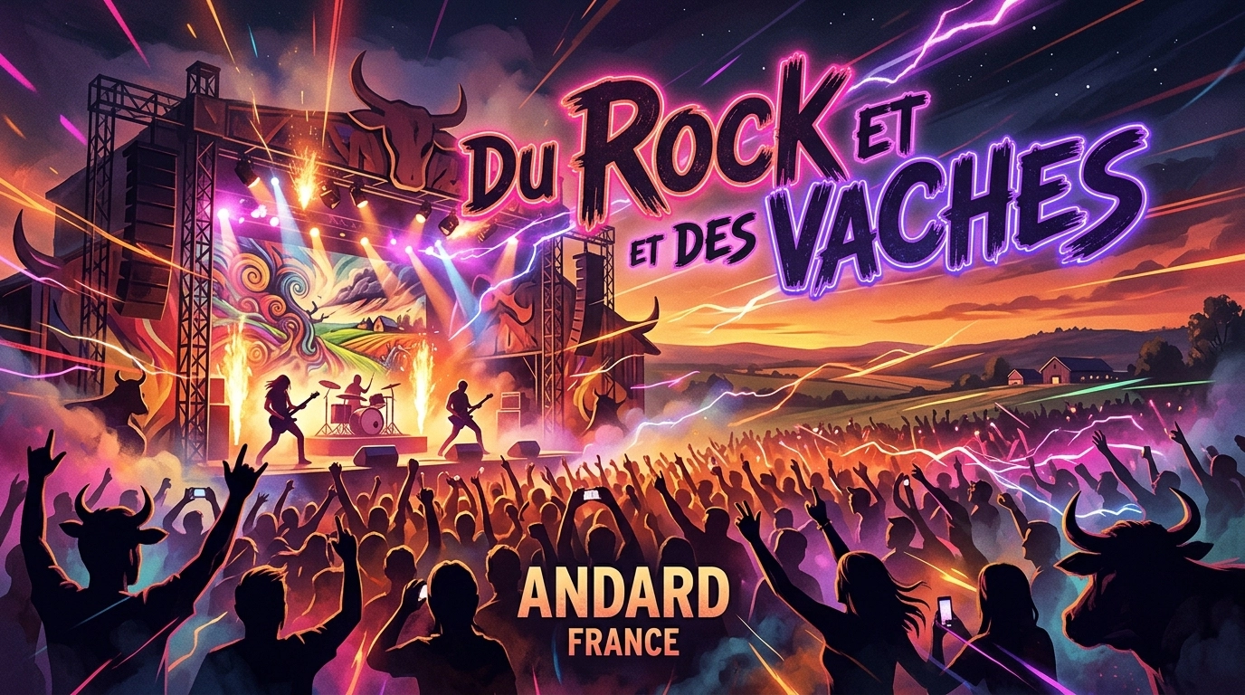 Du Rock et des Vaches 2026: Rockfestival in Andard