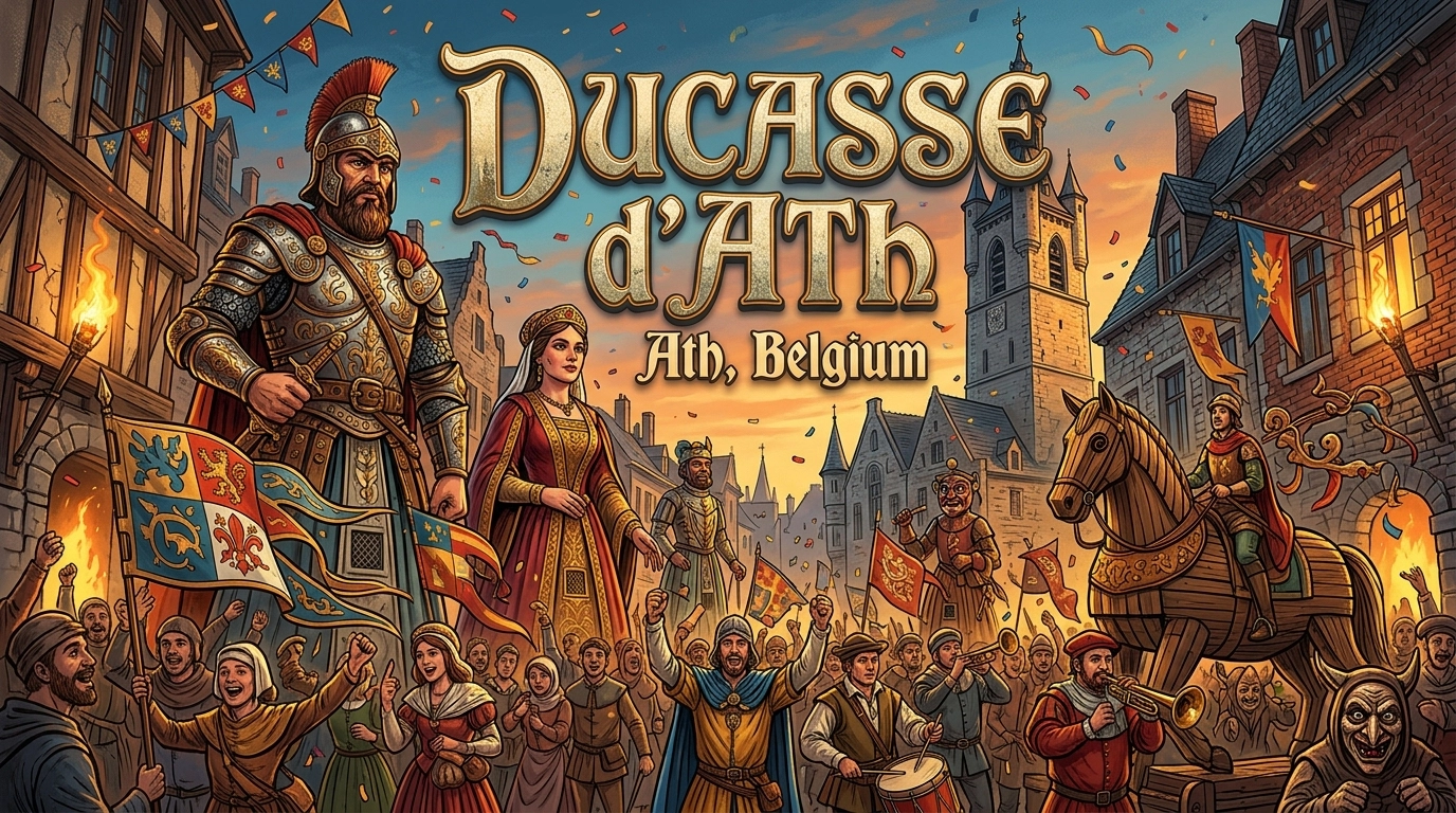 Ducasse d’Ath 2027 in Ath (Belgien) – Riesenumzug, Termine & Tipps