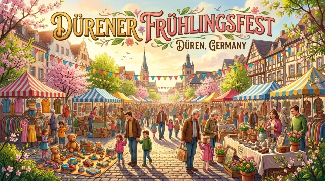 Dürener Frühlingsfest 2027 – Flea Market and Family Day in Duren