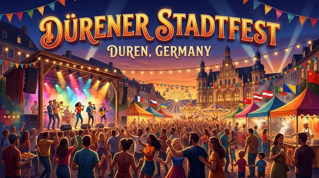 Dürener Stadtfest 2027 – Live Music, Culture and Twin-City Mile in Düren