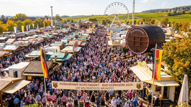 Dürkheimer Wurstmarkt 2026 – Größtes Weinfest der Welt in Bad Dürkheim