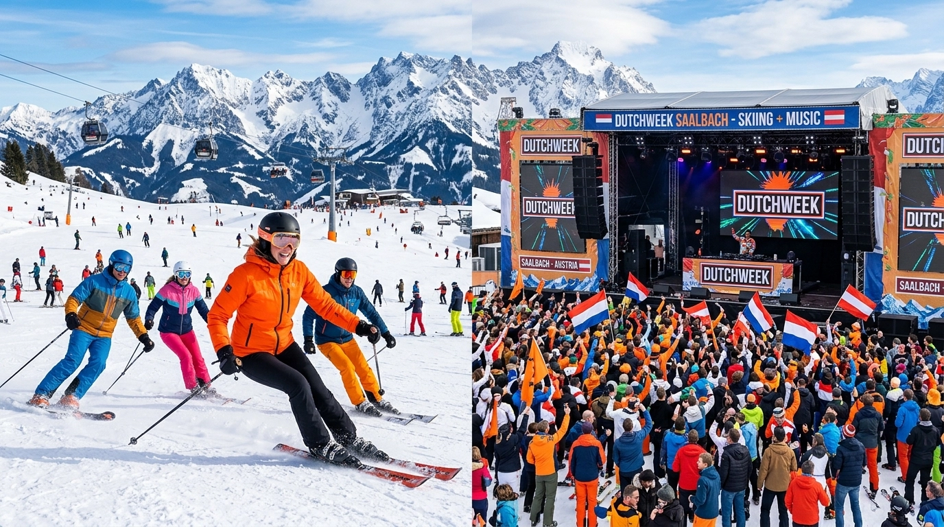 Dutchweek Festival in Saalbach (Österreich) 2027: Termine, Tickets & Ski-Musikfestival