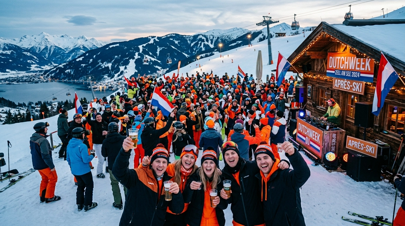 Dutchweek Festival in Zell am See (Österreich) 2027: Ski, Après-Ski & Tickets