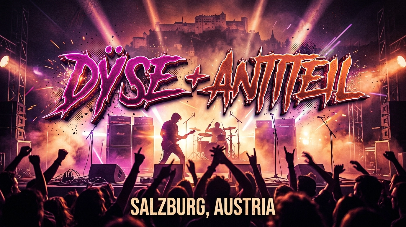 DŸSE + Antiteil 2026: Noise Rock Konzert im Rockhouse Salzburg