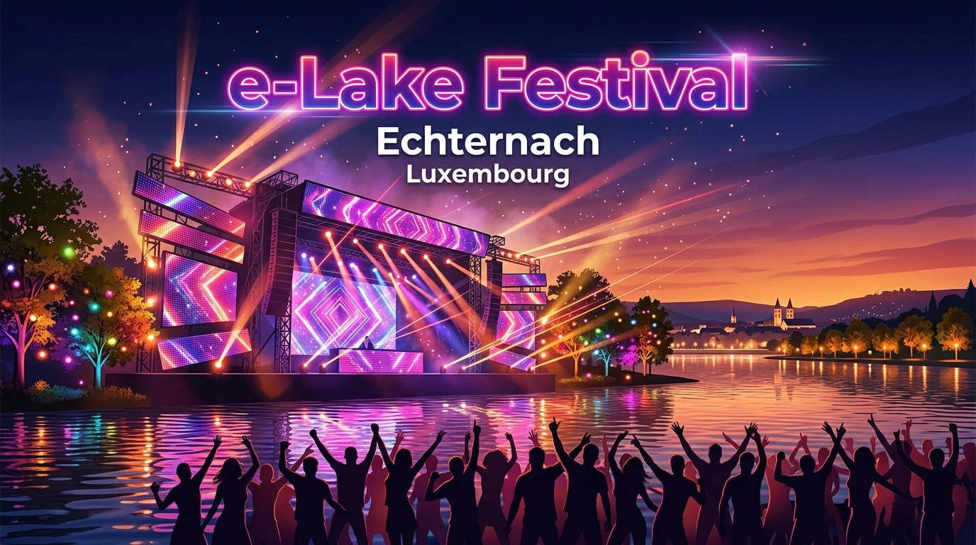 e-Lake Festival 2027 in Echternach (Luxemburg) – Kostenloses Musikfestival am See