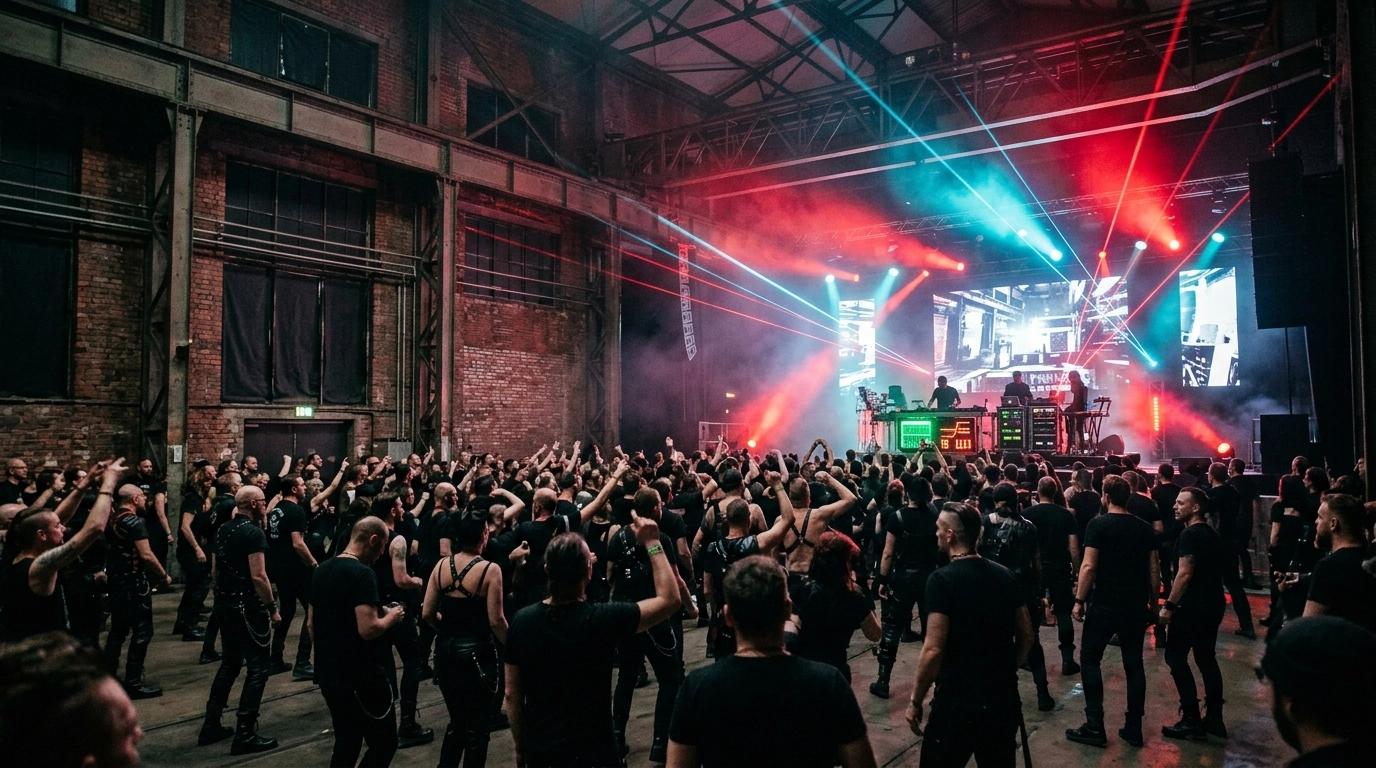 E-tropolis Festival Oberhausen 2027 – EBM, Industrial & Synthpop in der Turbinenhalle