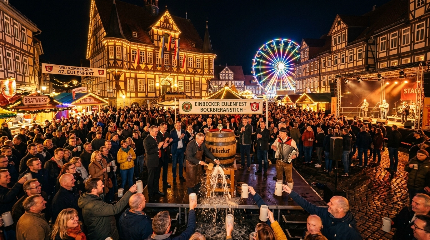 Einbecker Eulenfest 2026 in Einbeck (Deutschland) – Termine, Bockbieranstich & Programm