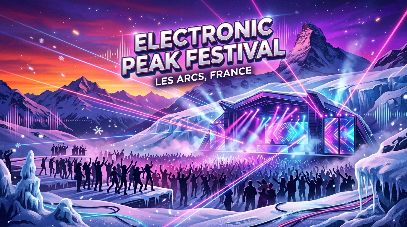 Electronic Peak Festival in Les Arcs (Frankreich) 2027: House, Techno & Ski