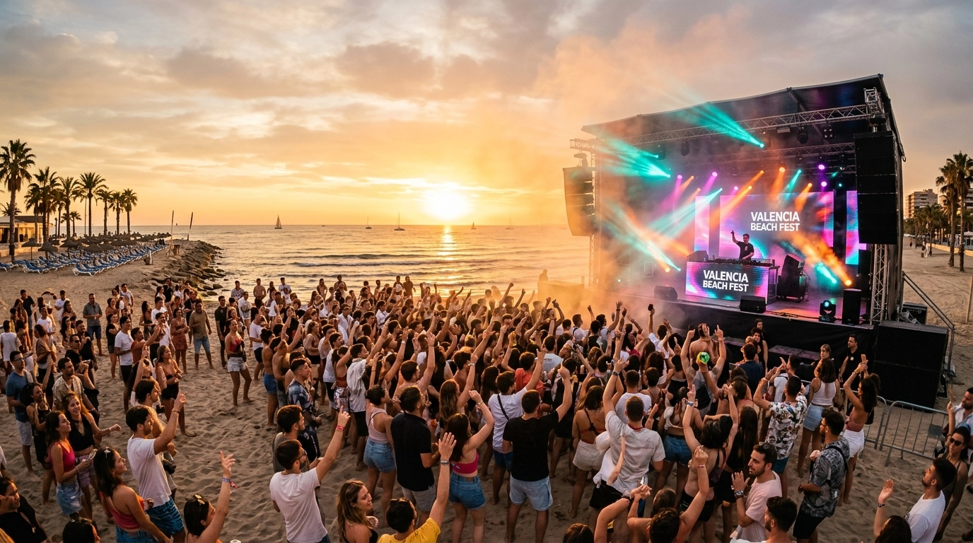 Electrosplash Valencia 2027: Elektronische Musik am Strand
