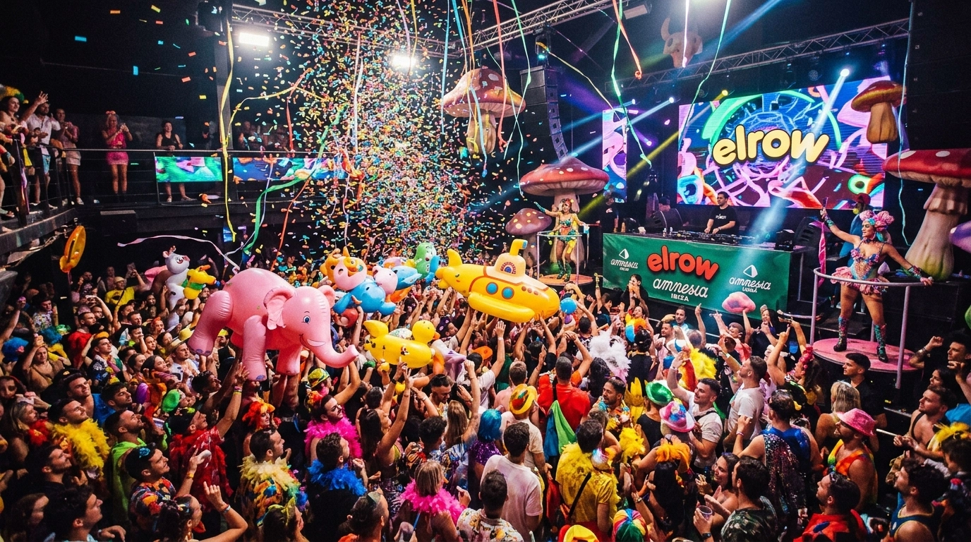 Elrow Ibiza 2027: Die verrückteste Partynacht der Insel