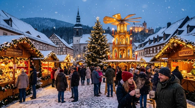 Falkensteiner Bornkinnelmarkt 2026 – Der magische Weihnachtsmarkt im Vogtland