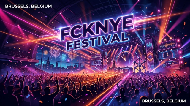 FCKNYE Festival Brussels 2026/2027 – Indoor New Year EDM & Urban Music Festival