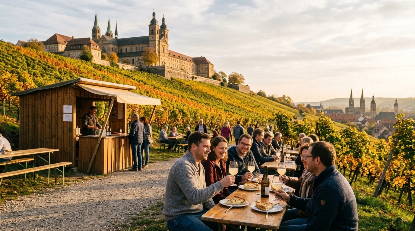Federweißerfest am Michaelsberg 2026: Weinfest im Kloster St. Michael