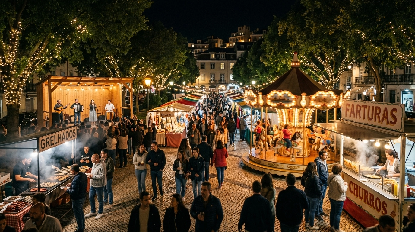 Feira da Luz 2026: Traditionelles Volksfest in Carnide, Lissabon