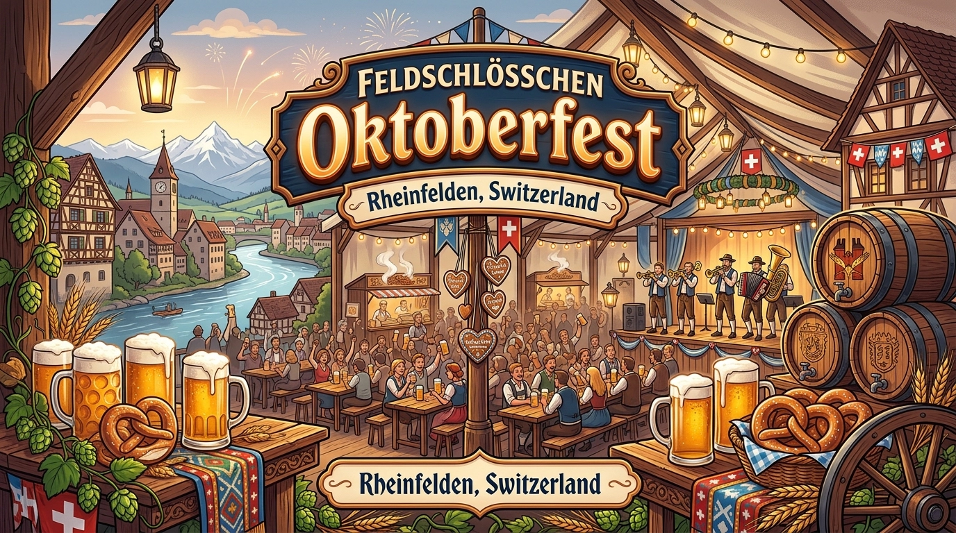 Feldschlösschen Oktoberfest Rheinfelden 2026: Bayerisches Bierfest im Bierschloss
