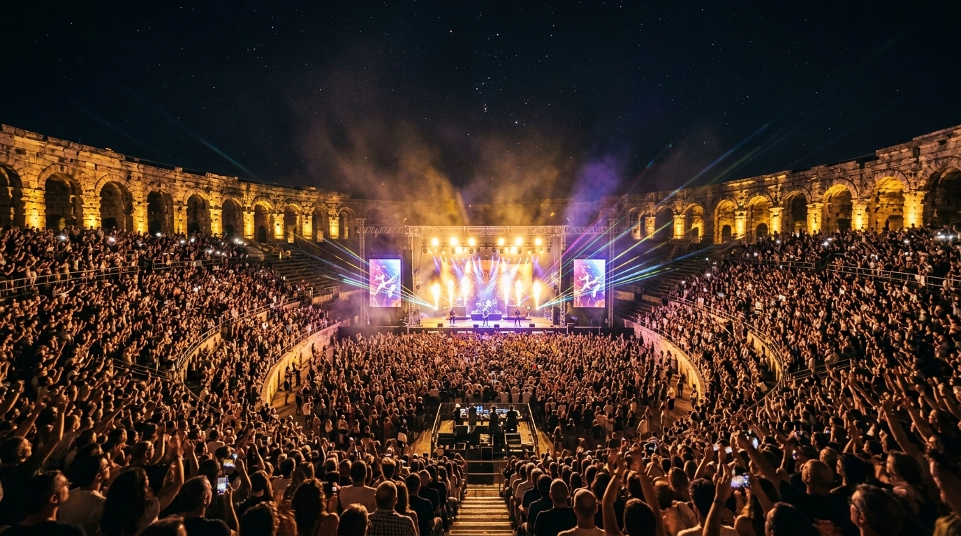 Festival de Nîmes 2027 – Konzerte in den antiken Arènes de Nîmes