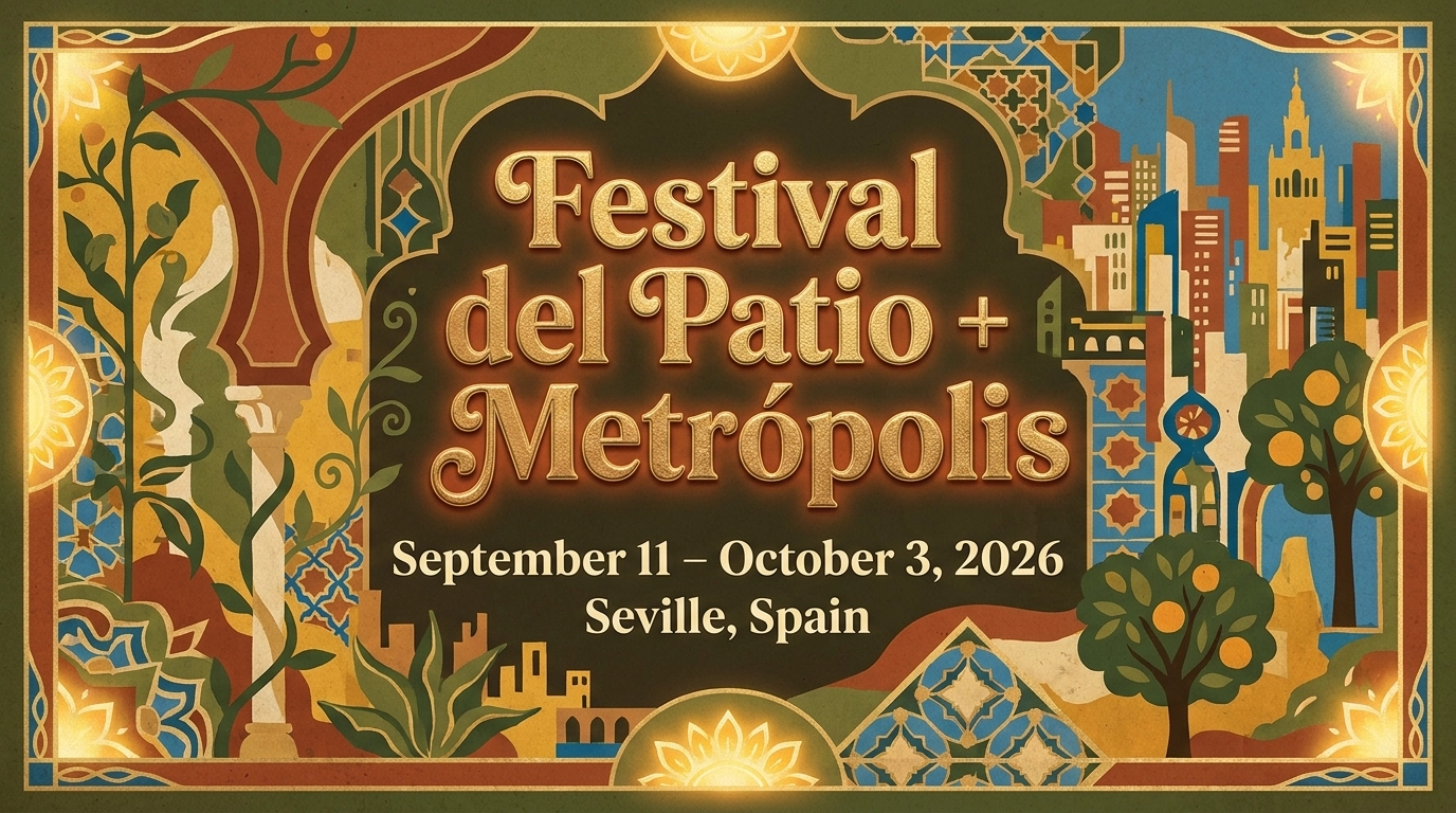 Festival del Patio + Metrópolis 2026: Konzertreihe in Sevilla