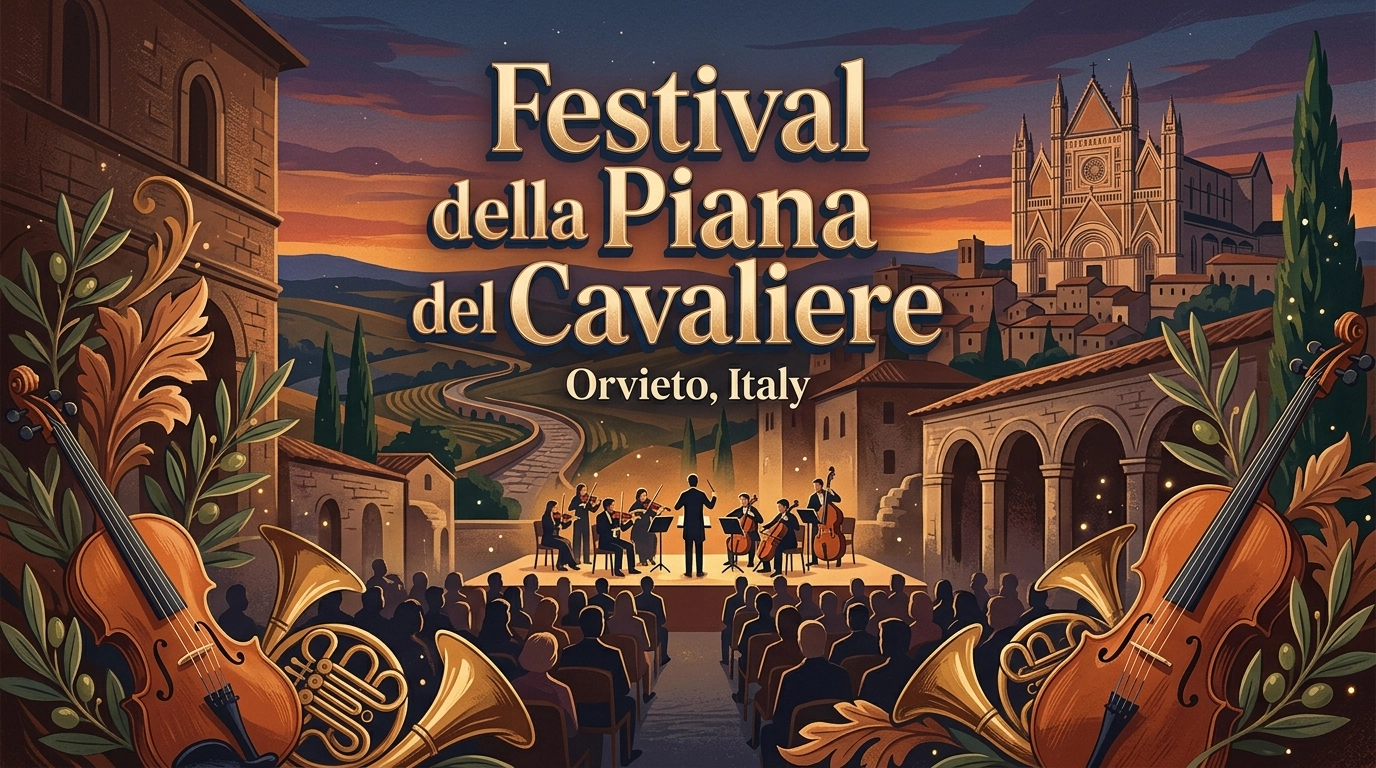 Festival della Piana del Cavaliere 2027 in Orvieto (Italien) – Klassik, Oper & Kammermusik