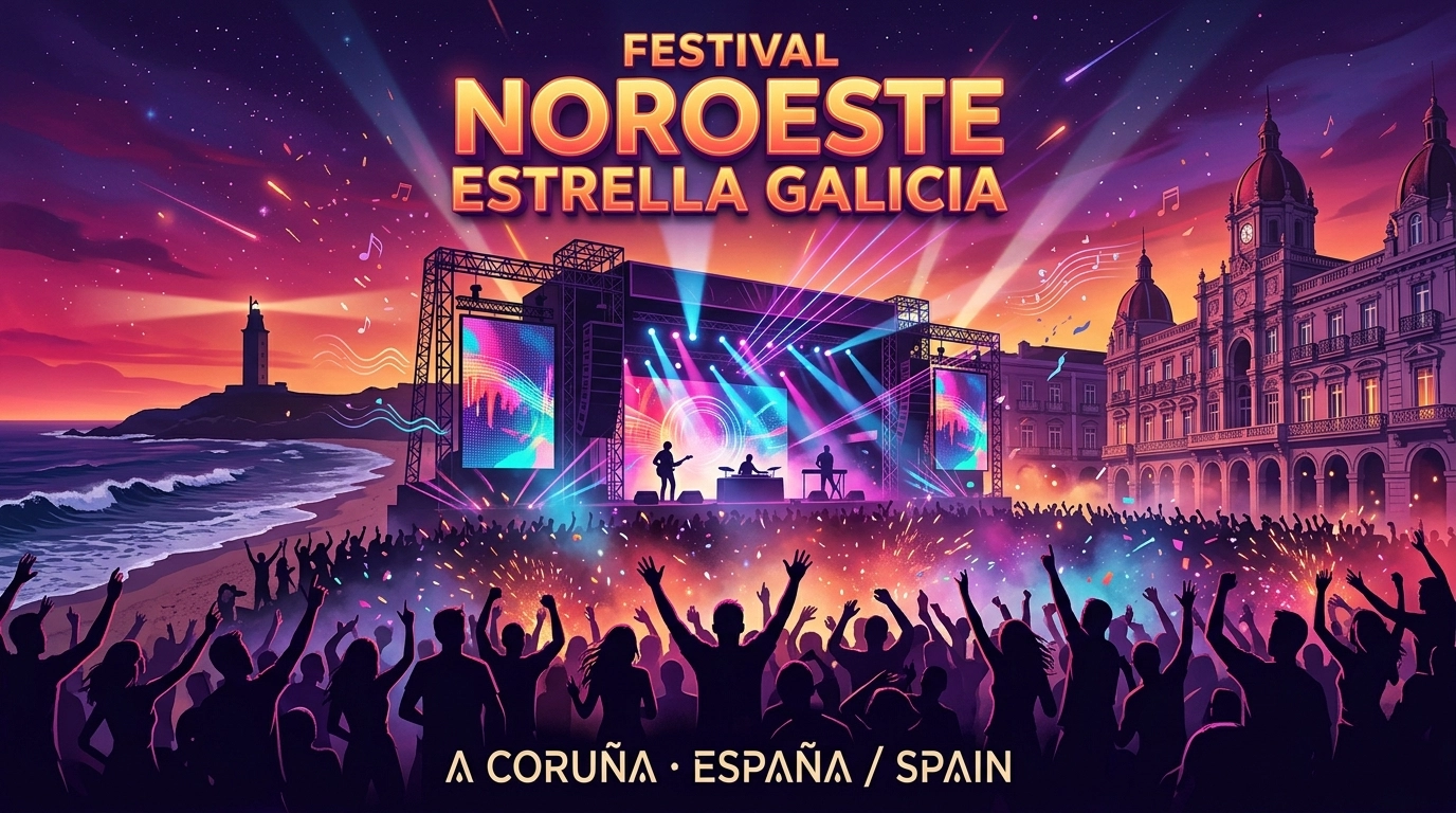Festival Noroeste Estrella Galicia 2027 – Gratis-Musikfestival in A Coruña