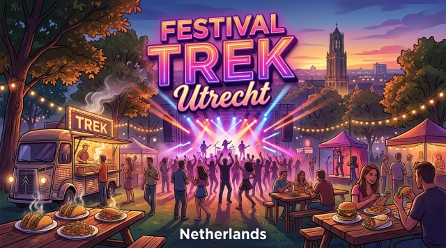 Festival TREK 2027 in Utrecht – Foodtruck-Festival im Máximapark