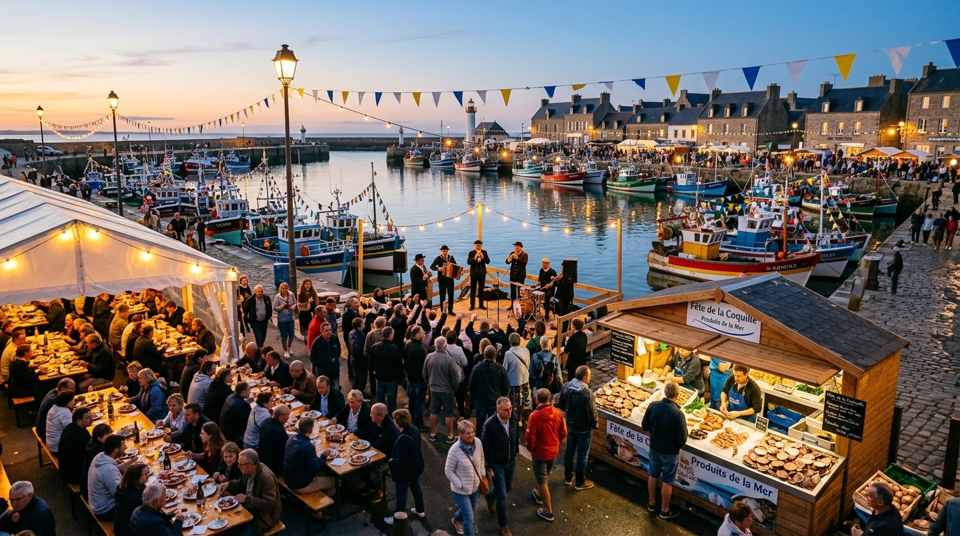Fête de la Coquille Saint Jacques 2027: Scallop Festival in Brittany